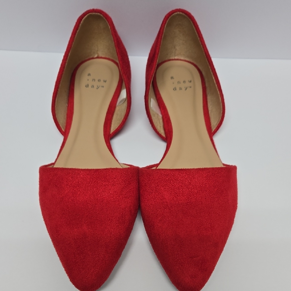 A New Day Women's Bold Red Flats